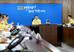 김영록 “폭우 이재민 즉각 현장조치 긴급 지시